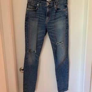 Agolde distressed skinny jeans